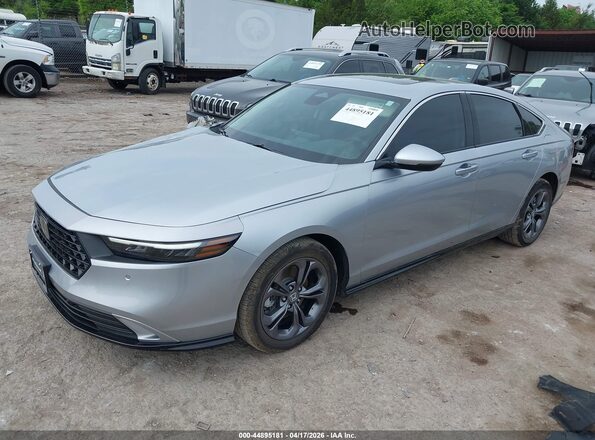 1HGCY2F63SA012851 2025 HONDA ACCORD HYBRID Silver Առջևի ձախ երեք քառորդ տեսարան