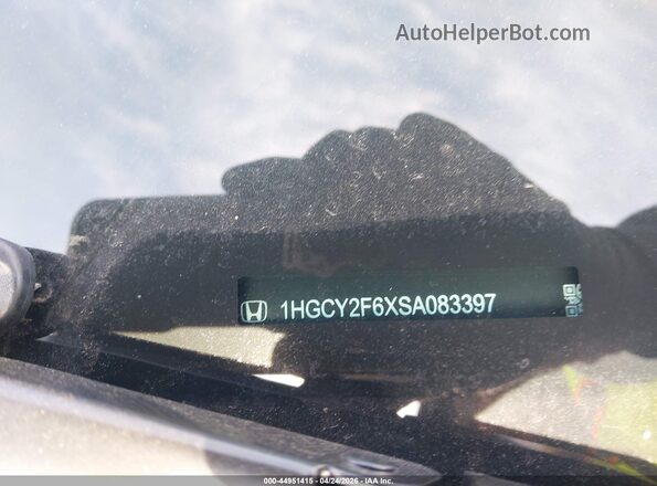 1HGCY2F6XSA083397 2025 HONDA ACCORD Gray Вид підкапотного простору