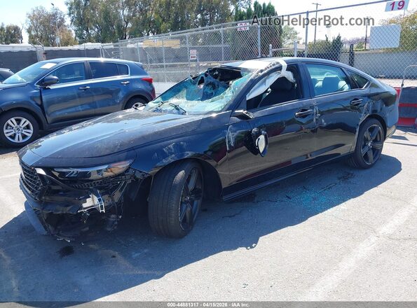 1HGCY2F72TA004640 2026 HONDA ACCORD Black წინა მარცხენა ხედი სამი მეოთხედიდან