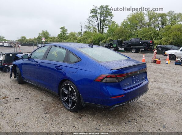 1HGCY2F75SA039638 2025 HONDA ACCORD Blue Rear left