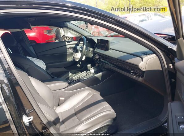 1HGCY2F7XSA007767 2025 HONDA ACCORD Black Սալոնի դիմացի տեսք