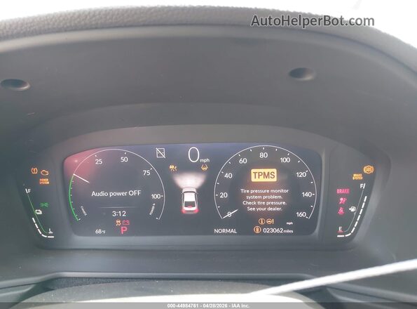 1HGCY2F7XSA007767 2025 HONDA ACCORD Black Հետևի նստատեղերի տեսք