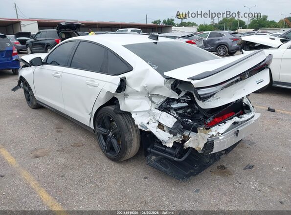1HGCY2F7XSA096109 2025 HONDA ACCORD HYBRID White Trasero izquierdo
