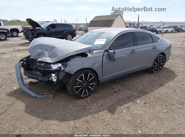 1HGCY2F80SA073172 2025 HONDA ACCORD Gray Vista tres cuartos delantera izquierda