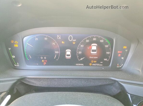 1HGCY2F86RA012841 2024 HONDA ACCORD White Вид щитка приладів
