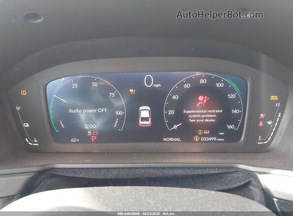 1HGCY2F89PA021577 2023 HONDA ACCORD White უკანა სავარძლების ხედი