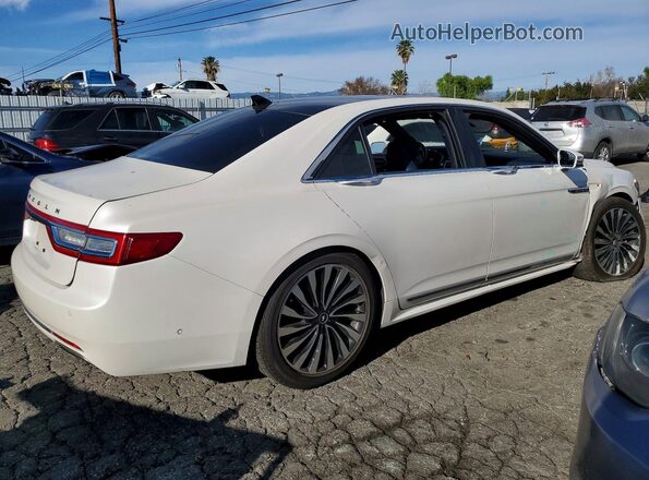 1LN6L9AP0K5602402 2019 LINCOLN CONTINENTA Белый Задняя правая четверть
