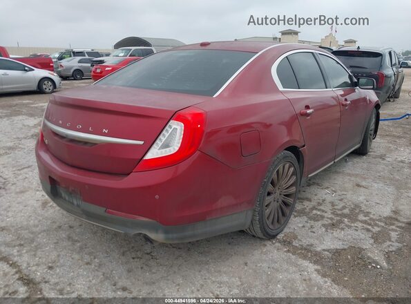 1LNHL9DK8GG600305 2016 LINCOLN MKS Red 