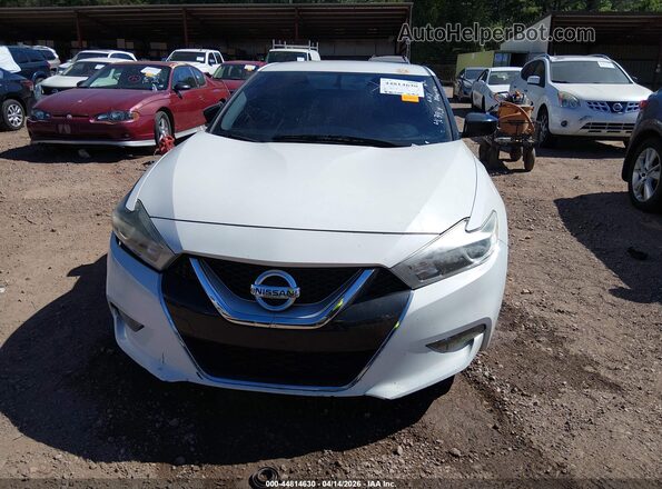 1N4AA6AP2GC403928 2016 NISSAN MAXIMA White Widok zestawu wskaźników