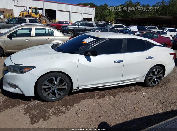 1N4AA6AP2GC403928 2016 NISSAN MAXIMA White Widok wnętrza 360 stopni