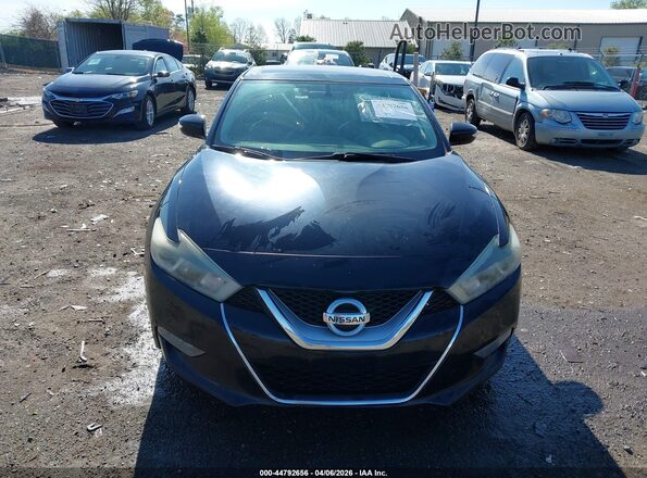 1N4AA6AP2GC443202 2016 NISSAN MAXIMA Черный Вид щитка приборов