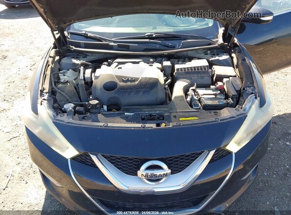 1N4AA6AP2GC443202 2016 NISSAN MAXIMA Черный Вид сзади