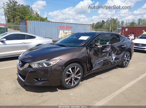 1N4AA6AP2GC447606 2016 NISSAN MAXIMA Brown Вид спереду