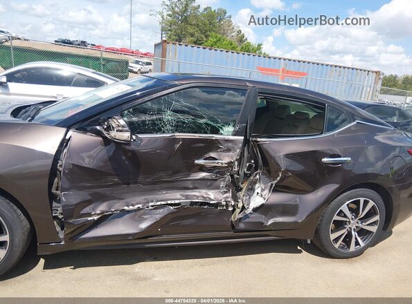 1N4AA6AP2GC447606 2016 NISSAN MAXIMA Brown Панорамний вид салону 360°