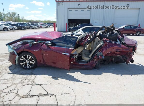 1N4AA6AP3JC370039 2018 NISSAN MAXIMA Burgundy Widok wnętrza 360 stopni