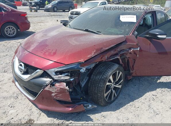 1N4AA6AP4GC413571 2016 NISSAN MAXIMA Burgundy Вид спереду