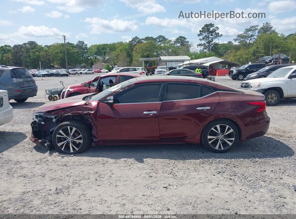 1N4AA6AP4GC413571 2016 NISSAN MAXIMA Burgundy Панорамний вид салону 360°