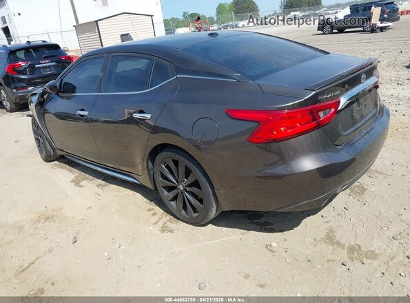 1N4AA6AP4GC423615 2016 NISSAN MAXIMA Black Հետևի ձախ