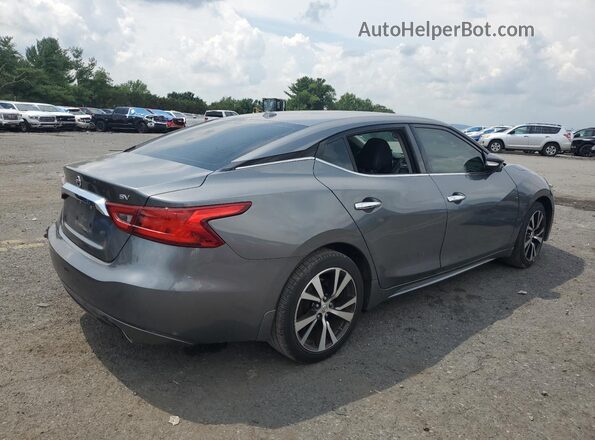 1N4AA6AP4JC365951 2018 NISSAN MAXIMA Серый Задняя правая четверть