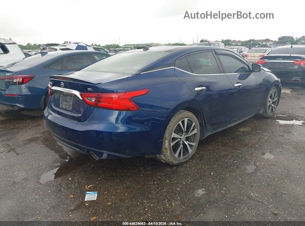 1N4AA6AP6GC404659 2016 NISSAN MAXIMA Синий Задняя правая четверть