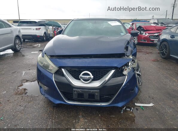 1N4AA6AP6GC404659 2016 NISSAN MAXIMA Синий Вид щитка приборов