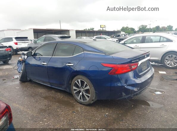 1N4AA6AP6GC404659 2016 NISSAN MAXIMA Синий Панорамный вид салона 360°