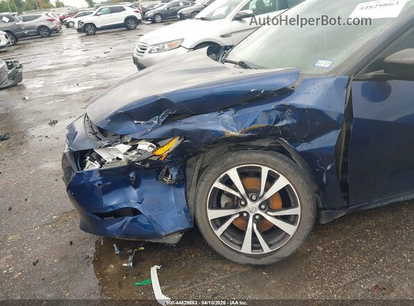 1N4AA6AP6GC404659 2016 NISSAN MAXIMA Синий Вид спереди