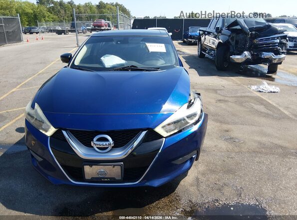 1N4AA6AP6HC371826 2017 NISSAN MAXIMA Blue Rear interior view