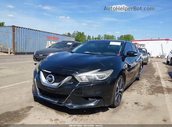 1N4AA6AP6HC451434 2017 NISSAN MAXIMA Black წინა ხედი