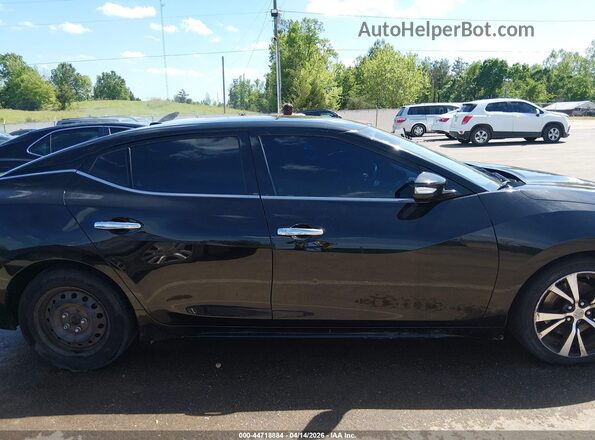 1N4AA6AP6HC451434 2017 NISSAN MAXIMA Black უკანა სალონის ხედი