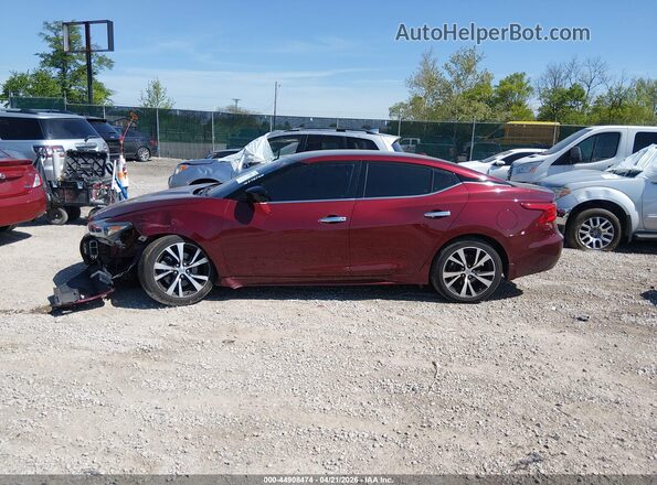 1N4AA6AP6JC371069 2018 NISSAN MAXIMA Maroon 