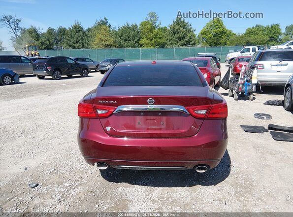 1N4AA6AP6JC371069 2018 NISSAN MAXIMA Maroon 