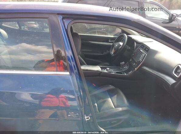 1N4AA6AP7GC401124 2016 NISSAN MAXIMA Синий Вид салона спереди