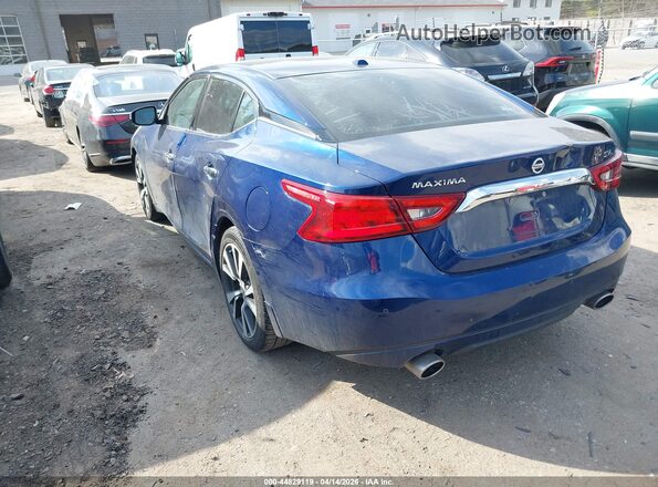 1N4AA6AP7GC401124 2016 NISSAN MAXIMA Синий Задняя левая четверть