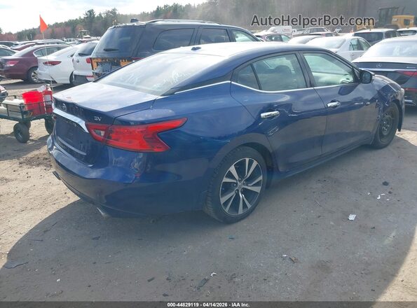 1N4AA6AP7GC401124 2016 NISSAN MAXIMA Синий Задняя правая четверть