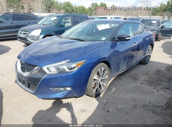 1N4AA6AP7GC401124 2016 NISSAN MAXIMA Синий Передняя левая четверть