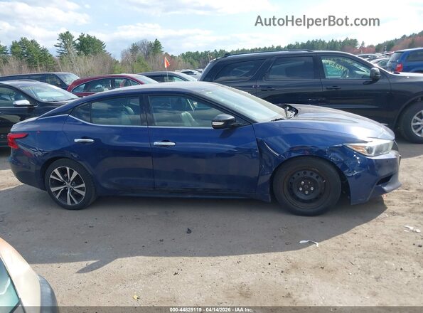 1N4AA6AP7GC401124 2016 NISSAN MAXIMA Синий Вид задней части салона