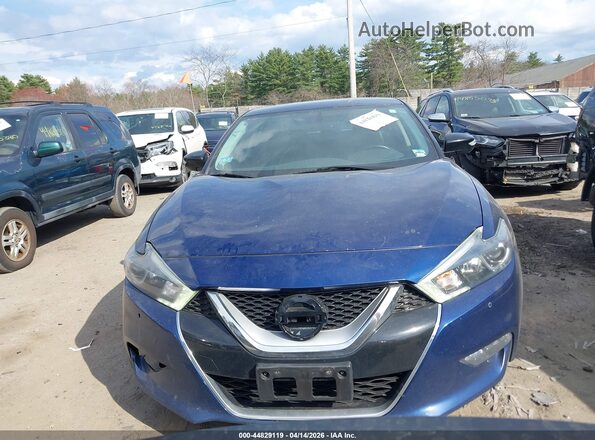 1N4AA6AP7GC401124 2016 NISSAN MAXIMA Синий Вид щитка приборов