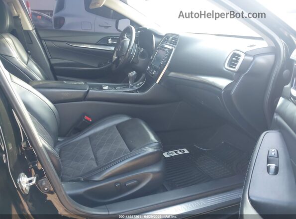 1N4AA6AP8HC445487 2017 NISSAN MAXIMA Black Вид салону спереду