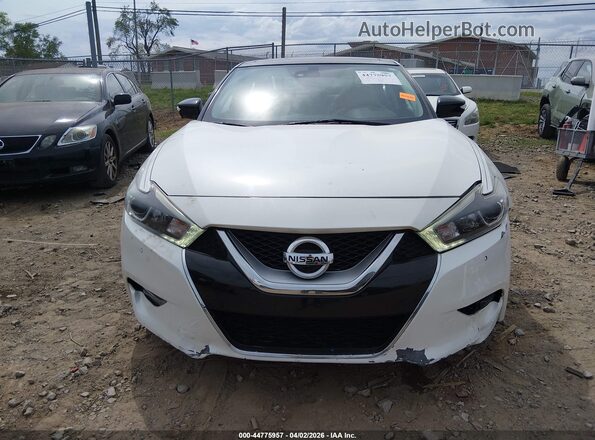 1N4AA6AP9HC430237 2017 NISSAN MAXIMA White Instrument cluster view