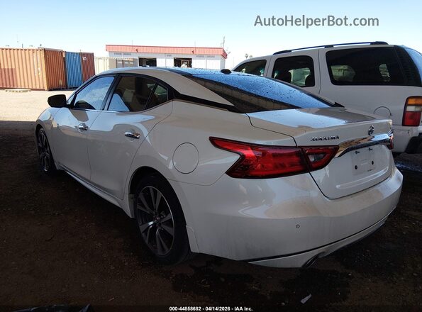 1N4AA6APXHC420087 2017 NISSAN MAXIMA Белый Задняя левая четверть