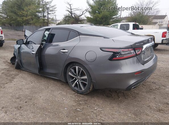 1N4AA6AV3KC375175 2019 NISSAN MAXIMA Gray Trasero izquierdo