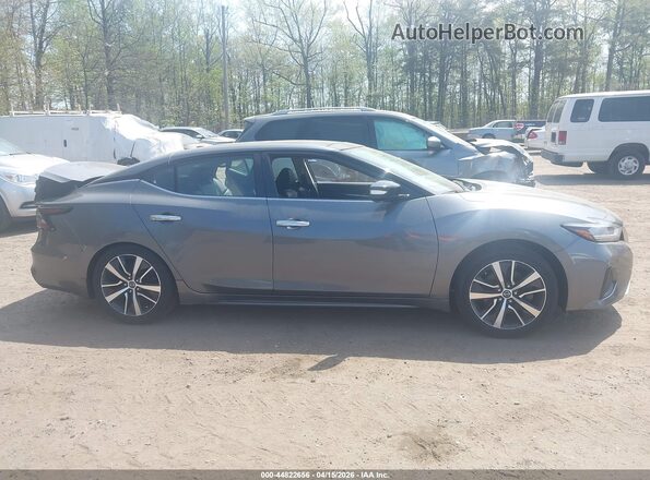 1N4AA6AV8KC383904 2019 NISSAN MAXIMA Gray Widok wnętrza z tyłu