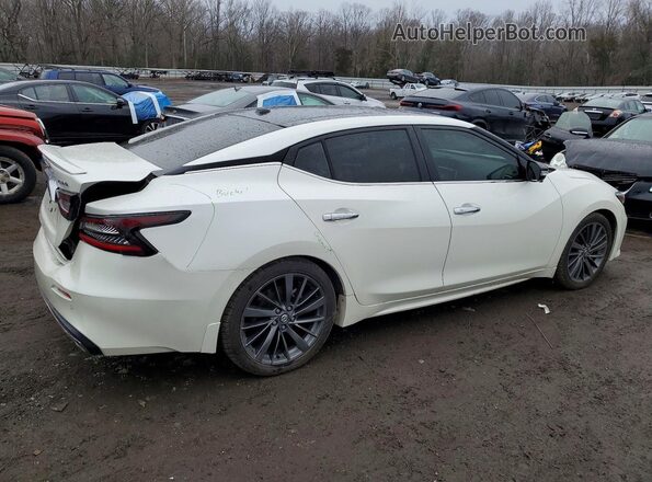 1N4AA6AVXKC376520 2019 NISSAN MAXIMA PLATINUM White Tył prawy