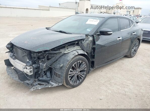 1N4AA6CV2LC385100 2020 NISSAN MAXIMA Black წინა მარცხენა ხედი სამი მეოთხედიდან