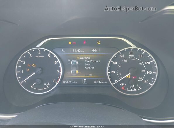 1N4AA6CVXMC511897 2021 NISSAN MAXIMA Silver Widok tylnych siedzeń