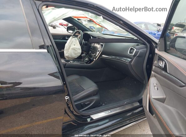 1N4AA6EV0PC506967 2023 NISSAN MAXIMA SR Black Вид салону спереду