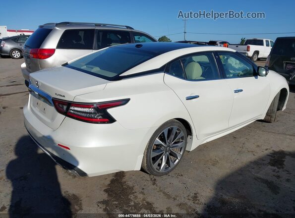 1N4AA6FV1PC507561 2023 NISSAN MAXIMA PLATINUM Белый Задняя правая четверть