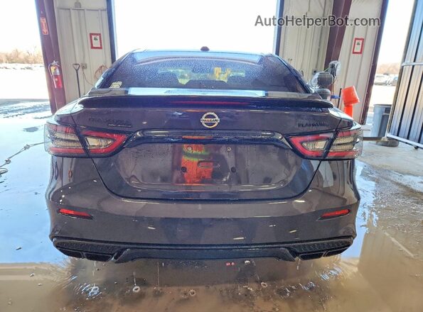 1N4AA6FV2MC510982 2021 NISSAN MAXIMA PLATINUM Gray Rear view