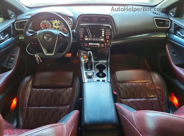 1N4AA6FV2MC510982 2021 NISSAN MAXIMA PLATINUM Gray Dashboard view